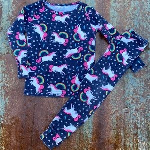Toddler unicorn rainbow pajamas